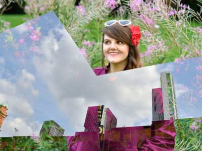 Multi/double exposure portrait&nbsp;photoshoot